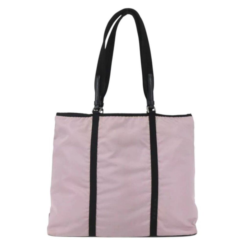 Prada Vintage Tote Tessuto Pink Nylon Tote Bag Bag